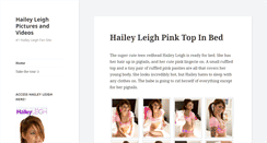 Desktop Screenshot of haileyleighexposed.com